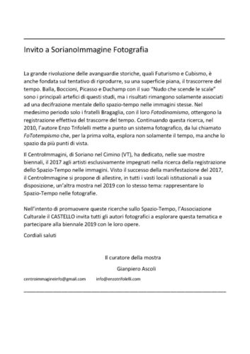 invito a SorianoImmagine Fotografia 2019 300